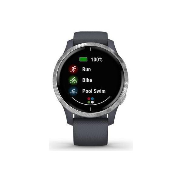 Garmin Venu Silver granit plavi remen, 010-02173-04 - Slika 3
