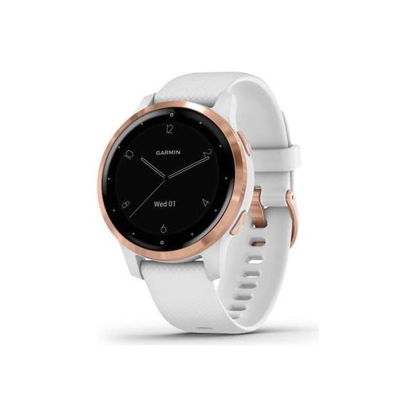 GARMIN Vivoactive 4S RoseGold bijeli remen, 010-02172-24 - Slika 6