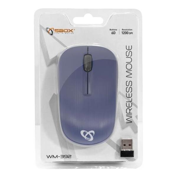 MIŠ SBOX WM-392 Plavi / Bežični - Slika 5