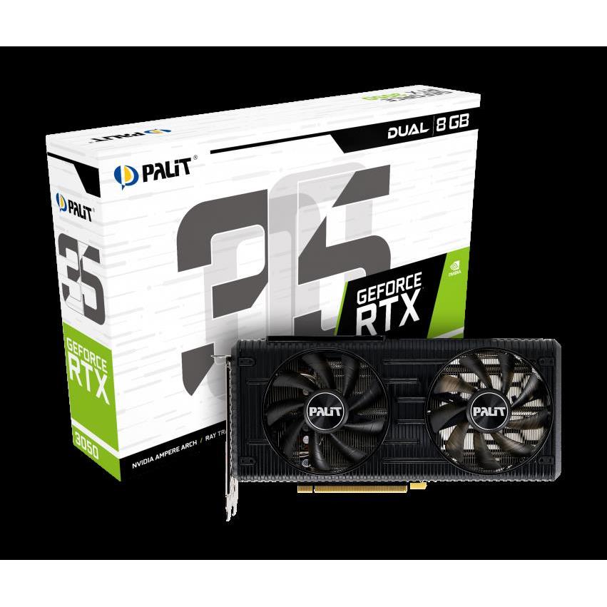 PALIT GeForce RTX 3050 Dual 8GB GDDR6, NE63050019P1-190AD