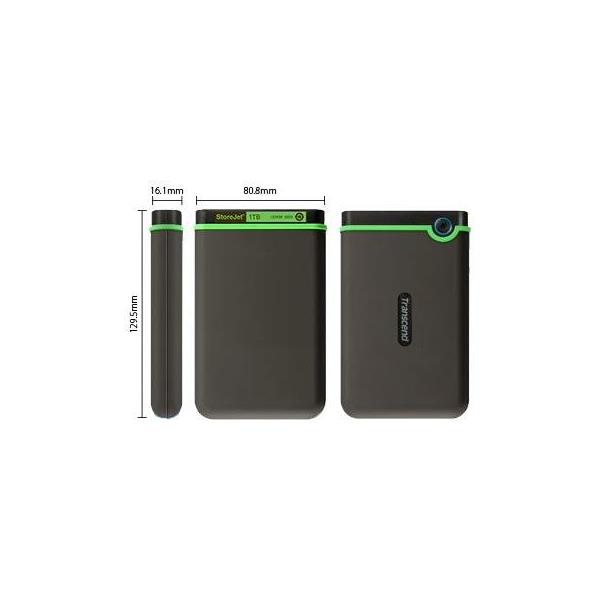 Vanjski tvrdi disk 1TB StoreJet 25M3S Transcend Iron Gray, TS1TSJ25M3S - Slika 4
