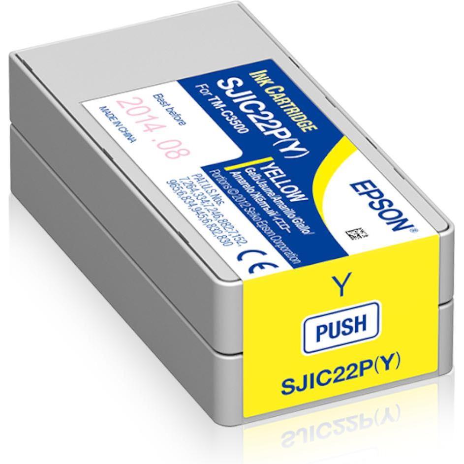 Tinta Epson SJIC22P TM-C3500 yellow 32,5ml, C33S020604 - Slika 2