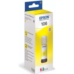 Tinta Epson 106 T00R4 L7160/7180 yellow ecotank 70ml, C13T00R440