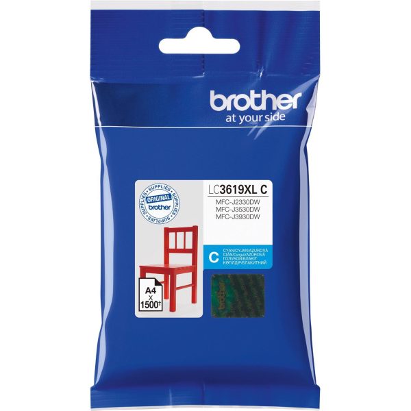 Tinta Brother LC3619XLC cyan 1.5k, LC3619XLC