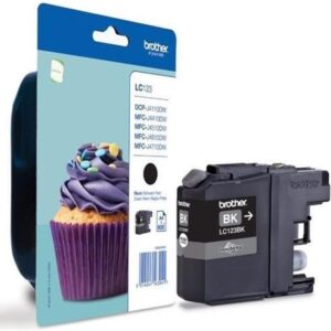 Tinta Brother LC123BK black 600 str., LC123BK