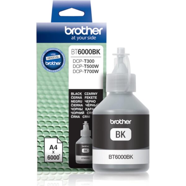 Tinta Brother BT6000BK black 6k,BT6000BK