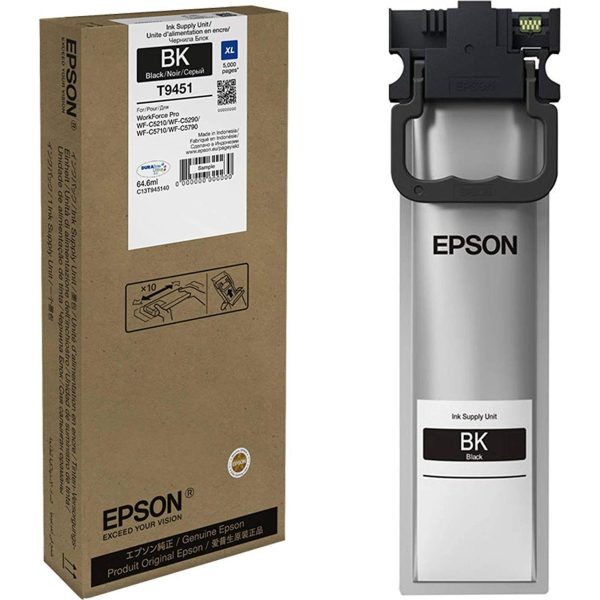 Tinta Epson T9451 WF-C5790 xl black 64,6ml, C13T945140