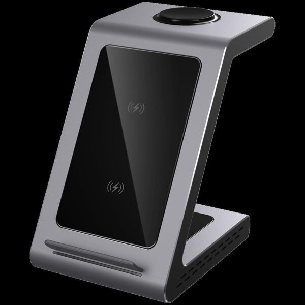 Prestigio ReVolt A8, 3-in-1 wireless charging station for iPhone, Apple Watch, AirPods, PCS108A_SG - Slika 5