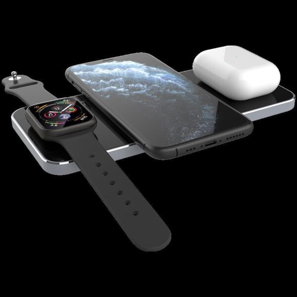 Prestigio ReVolt A5, 3-in-1 wireless charging station for iPhone, Apple Watch, AirPods, PCS105A_SG - Slika 3