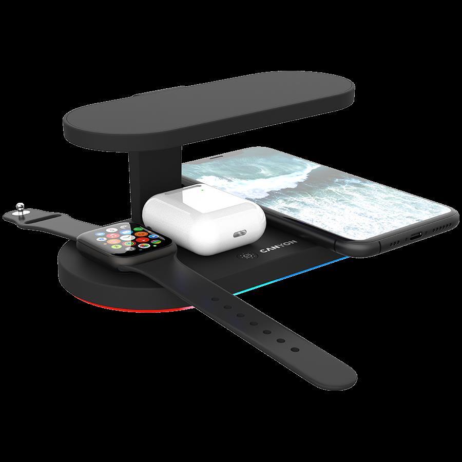 CANYON WS-501 5in1 Wireless charger, CNS-WCS501B - Slika 2
