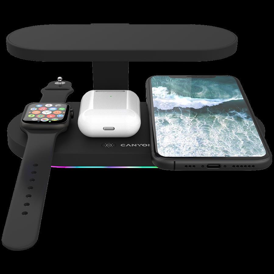 CANYON WS-501 5in1 Wireless charger, CNS-WCS501B - Slika 3