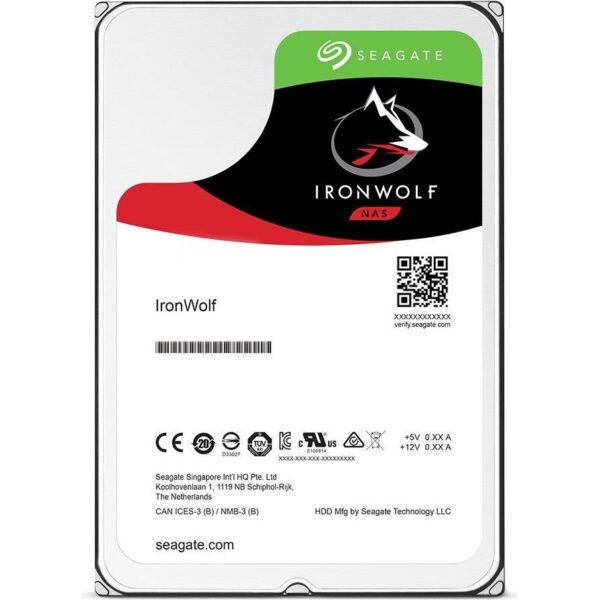 SEAGATE HDD Desktop Iron Wolf Guardian NAS(3.5"/2TB/SATA 6Gb/s/rpm 5900), ST2000VN004