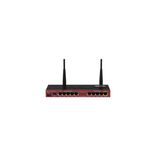 Mikrotik RouterBOARD, Atheros 74K MIPS CPU, 128MB RAM, 1×SFP ulaz, 5×LAN/G-LAN, 2.4Ghz 802.11b/g/n, RouterOS L5, RB2011UiAS-2HnD-IN