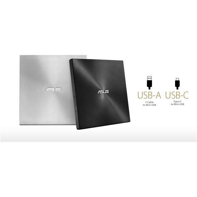 Eksterni optički uređaj Asus SDRW-08U9M-U ZenDrive External, Srebrni, SDRW-08U9M-U