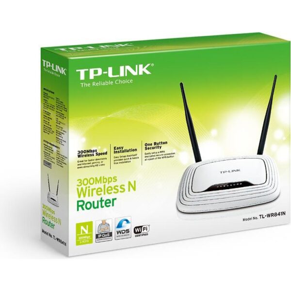 TP-Link TL-WR841N, WLAN router 300Mbps 4-port, TL-WR841N