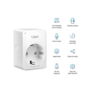 TP-Link Tapo P100 Mini Smart Wi-Fi Alexa & Google, Tapo P100