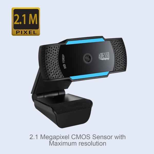 Adesso CyberTrack H5 1080p, auto focus, 2x mic, CyberTrack H5