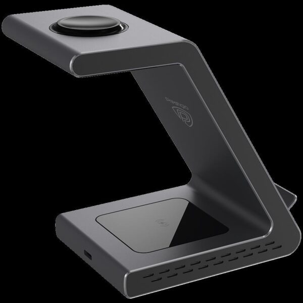 Prestigio ReVolt A9, 3-in-1 wireless charging station for Samsung smartphone, Galaxy Watch, Galaxy Buds and other Android devices, PCS109X_SG