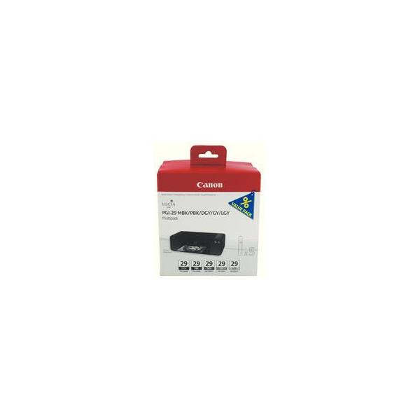 Canon tinta PGI-29 MBK/PBK/DGY/GY/LGY/C, 4868B018AA