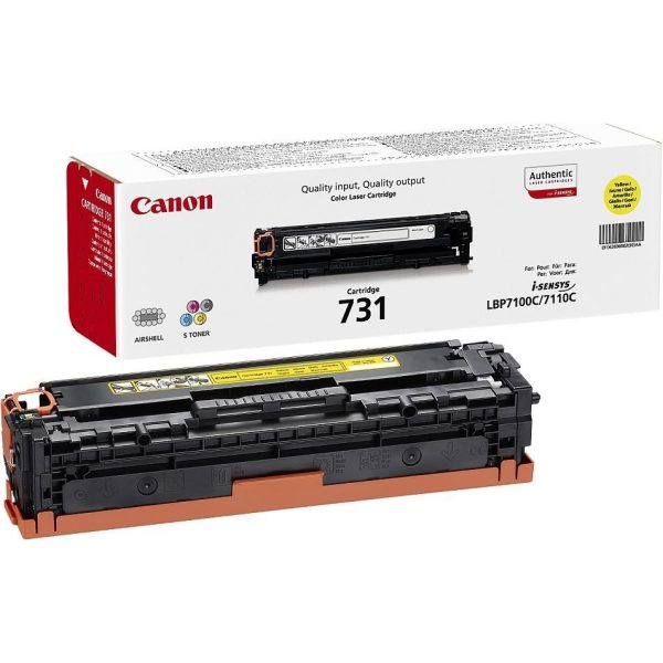 Canon toner CRG-731Y, žuti, CR6269B002AA - Slika 2