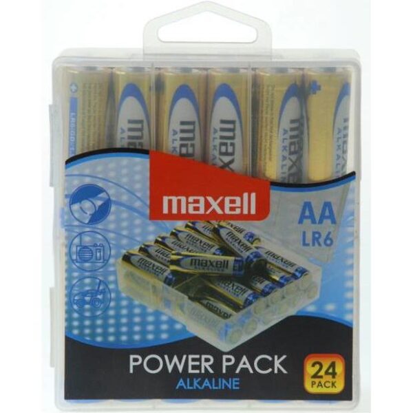 Maxell alkalne baterije LR-6/AA, 24 komada, box, 790269.04.CN