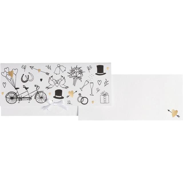 Čestitka 11x23cm Wedding Stewo 6472 96 blister, 000042660