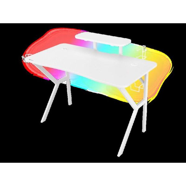 Genesis Holm 320 RGB, gaming stol, bijeli, NDS-1802