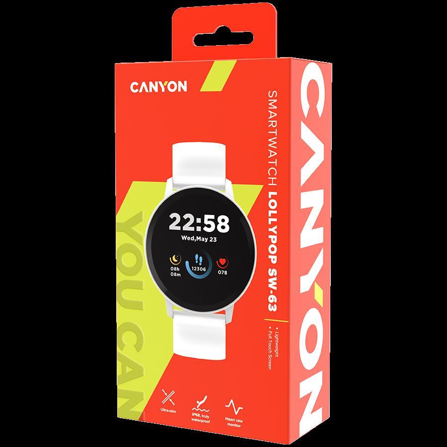 Smart watch, 1.3inches IPS full touch screen, Round watch, IP68 waterproof, multi-sport mode, BT5.0, CNS-SW63SW - Slika 3