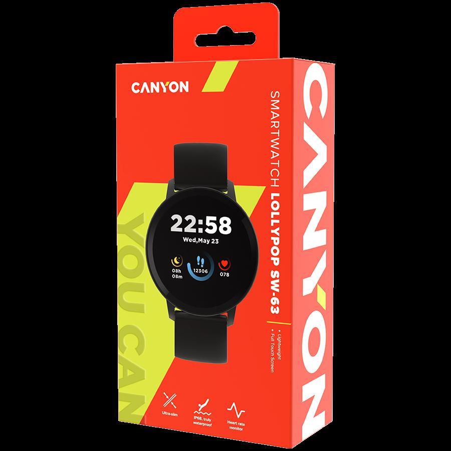 Smart watch, 1.3inches IPS full touch screen, Round watch, IP68 waterproof, multi-sport mode, BT5.0, CNS-SW63BB - Slika 2