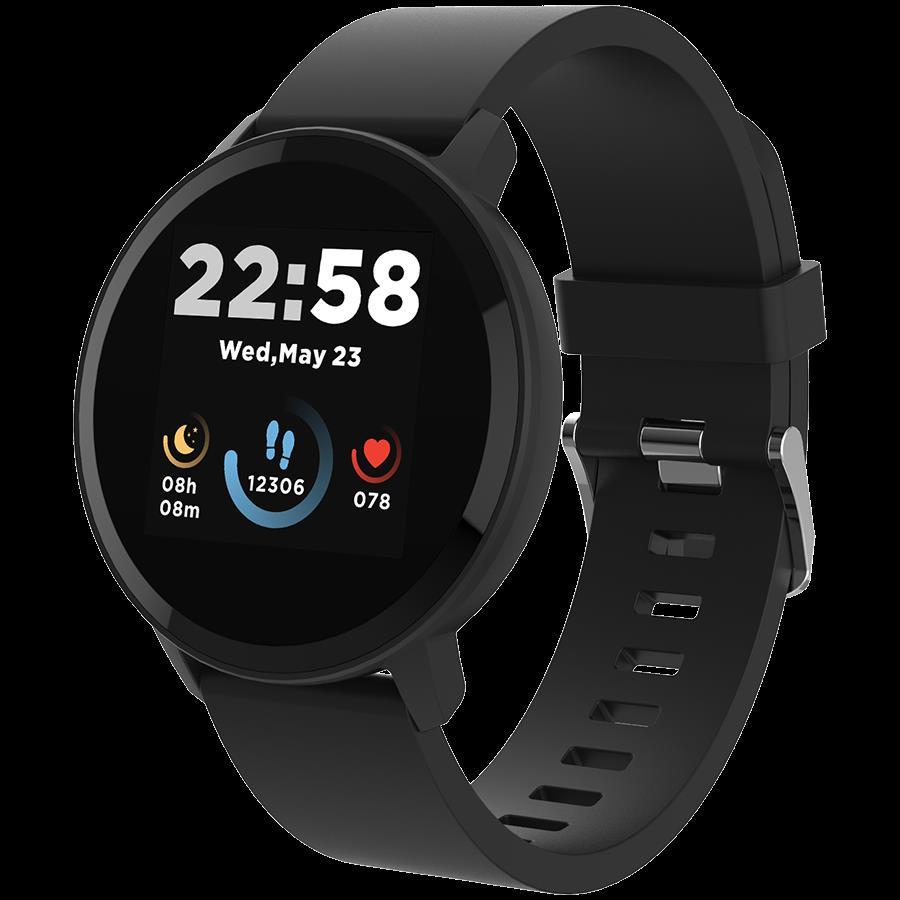 Smart watch, 1.3inches IPS full touch screen, Round watch, IP68 waterproof, multi-sport mode, BT5.0, CNS-SW63BB