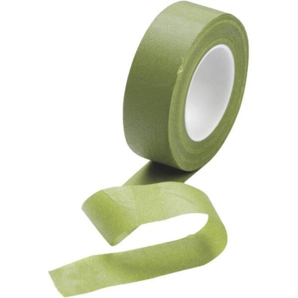 Traka ljepljiva krep 24mm/27m cvjećarska Knorr Prandell 21-2412489 maslinasto zelena blister, 000003814