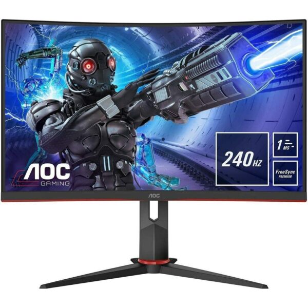 AOC C32G2ZE, 31,5", FHD, 2xHDMI, DP, 240Hz, 1ms, C32G2ZE/BK