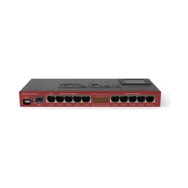 MikroTik Multifunction Desktop Router 5x GbE, 5x FE, 1x SFP, RB2011UIAS-IN