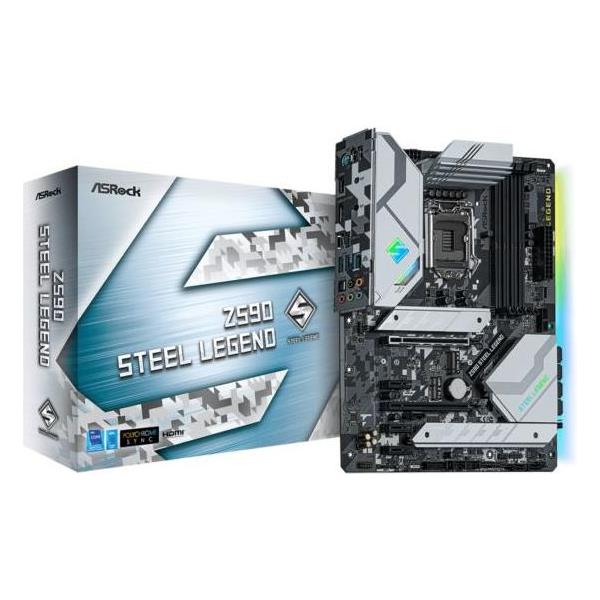 Asrock Intel LGA1200 Z590 STEEL LEGEND, Z590 STEEL