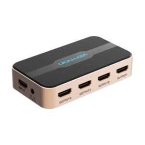 Vention HDMI Splitter 1 In 4 Out Black, ACCG0