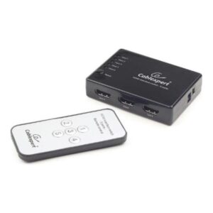 Gembird HDMI interface switch, 5 ports Infrared remote control, DSW-HDMI-53