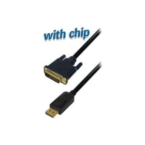 Transmedia DisplayPort plug to DVI 24 1 plug, 1,8 m, C301-L