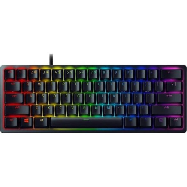 Razer Huntsman Mini - 60% Optical Gaming Keyboard (Linear Red Switch) - FRML Pac, RZ03-03390200-R3M1