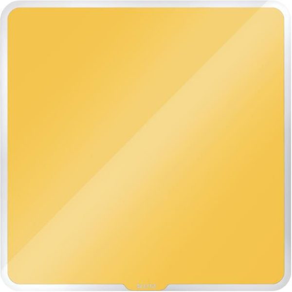 Ploča magnetna 45x45 cm staklena Cosy Leitz 70440019 žuta, 000046908
