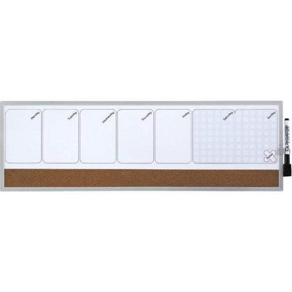Ploča planer tjedni 58,5x19cm Quartet 1903780!!, 000037894