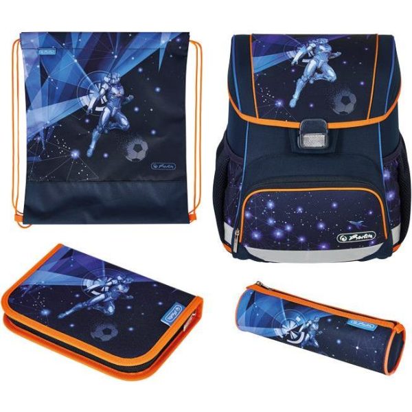 Torba školska anatomska 4/1 Loop Galaxy Game Herlitz 50037407