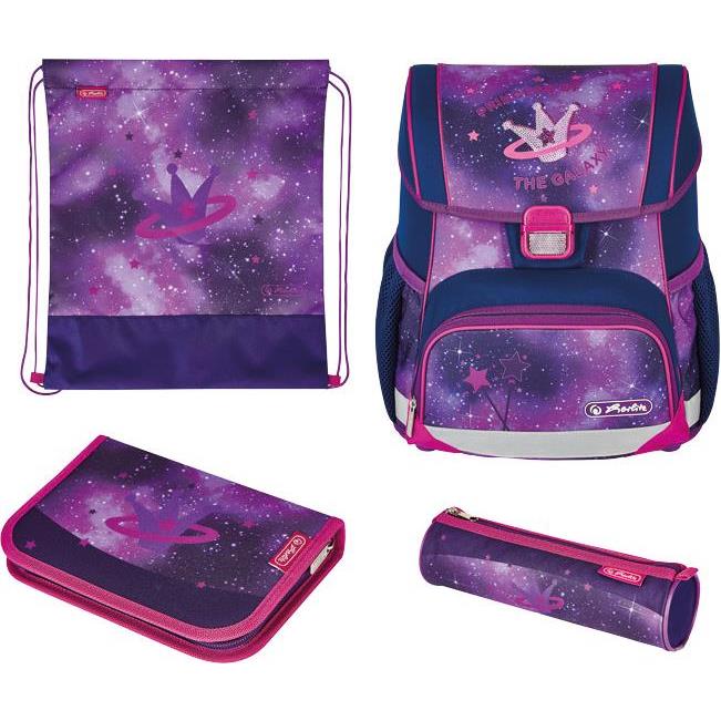 Torba školska anatomska 4/1 Loop Galaxy Princess Herlitz 50037384