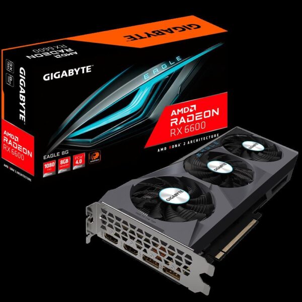 Gigabyte RX6600 EAGLE, 8GB, GV-R66EAGLE-8GD G10