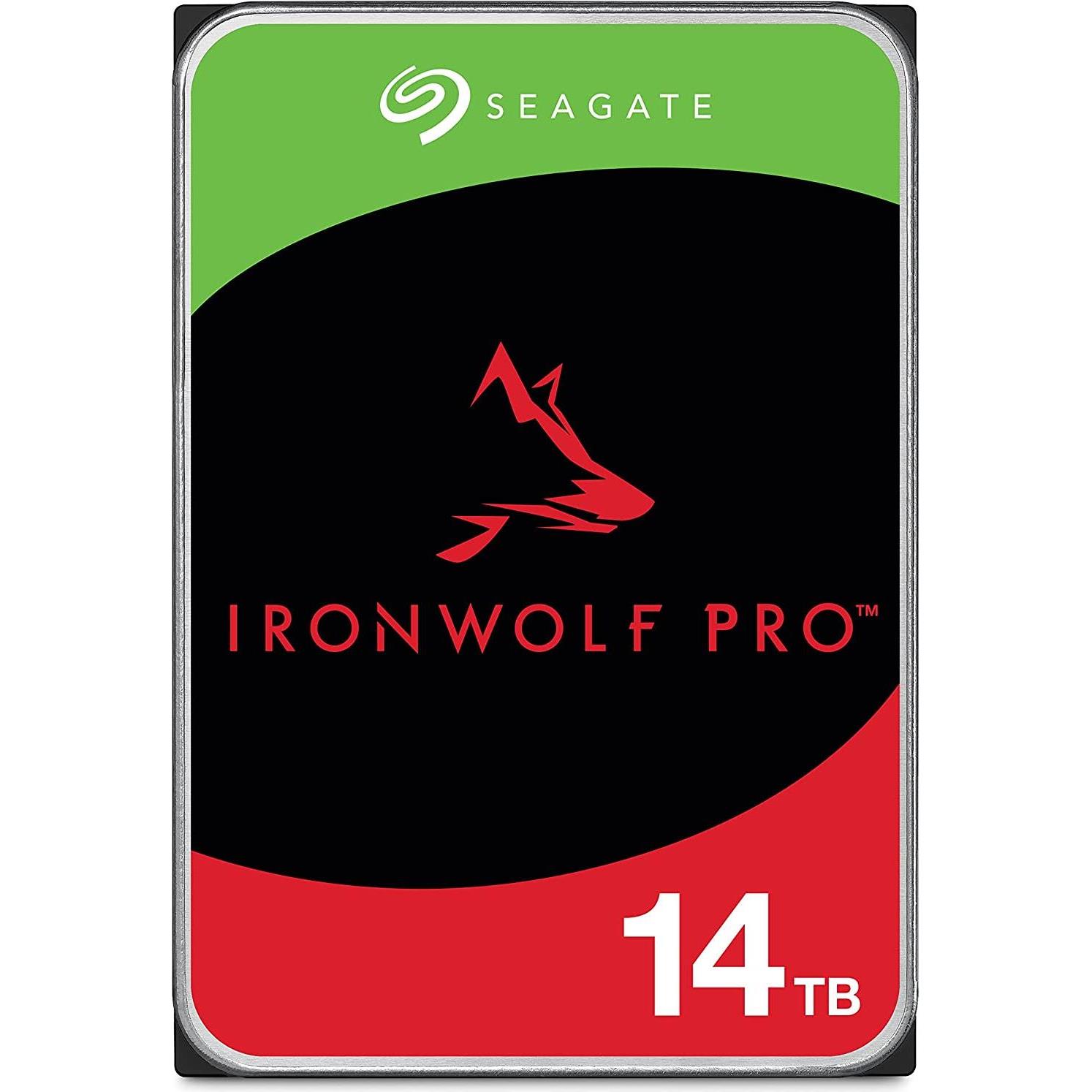 SEAGATE Ironwolf PRO NAS HDD 14TB SATA, ST14000NE0008