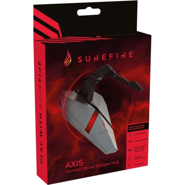 Hub Surefire Axis Gaming Bungee, Usb 3.2x3, Čitač kartica, #48814 - Slika 3