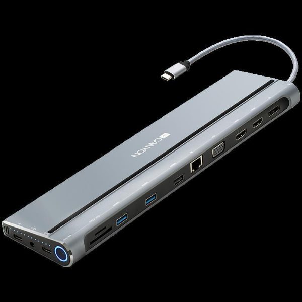Canyon Multiport Docking Station with 14 ports, CNS-HDS09B - Slika 3