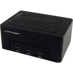 LC-Power dock za SSD/HDD, 3xUSB Hub, USB 3.0, LC-DOCK-U3-HUB