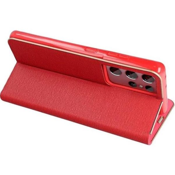 Torbica Forcell LUNA Book Gold do XIAOMI POCO M4 PRO 5G / Redmi Note 11T 5G / Redmi Note 11S 5G crvena, 5903396150036 - Slika 2