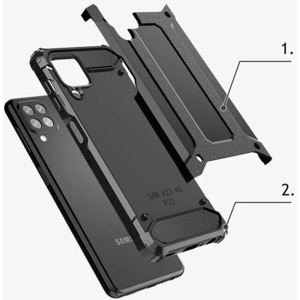 Maskica Forcell ARMOR do SAMSUNG Galaxy A22 LTE ( 4G ) crni, 5903396126727 - Slika 2