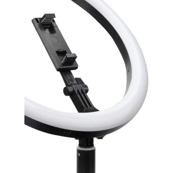 Lamp LED Ring Stream Stream ONE LEG STAND 12inch Y2 + holder for mobile black - Slika 2